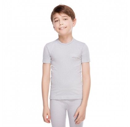 Dziecięca koszulka termoaktywna bezszwowa z krótkim rękawem supplex JUNIOR