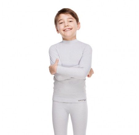 Dziecięca koszulka termoaktywna bezszwowa z długim rękawem supplex JUNIOR