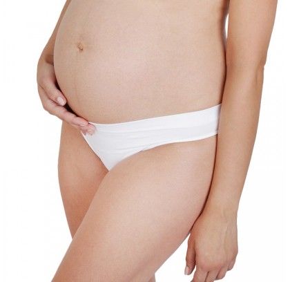 Stringi ciążowe bezszwowe, niskie pod brzuch